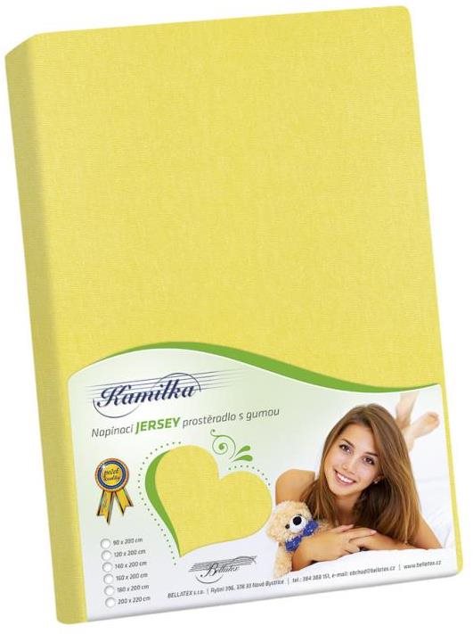Bellatex Jersey – 180 × 200 cm – žltá