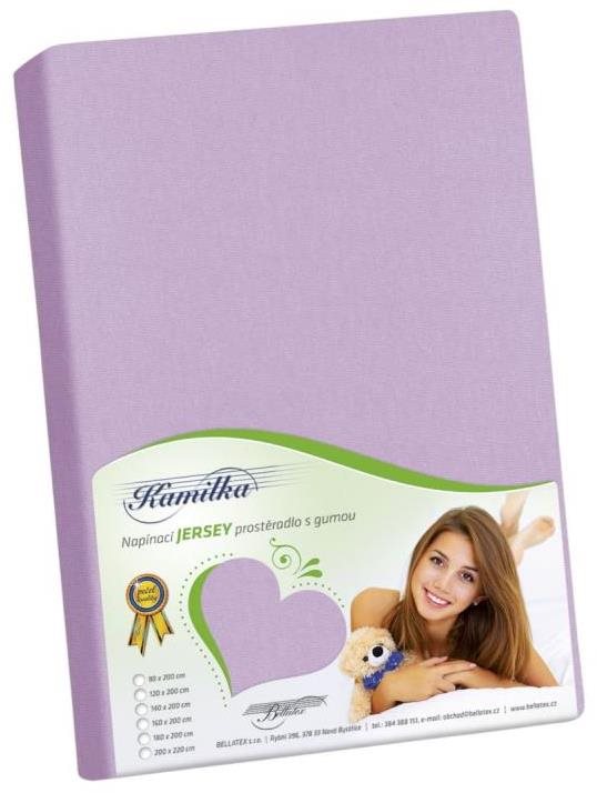 Bellatex Jersey – 90 × 200 cm – fialová