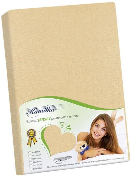 Bellatex Jersey – 90 × 200 cm – svetlobéžová