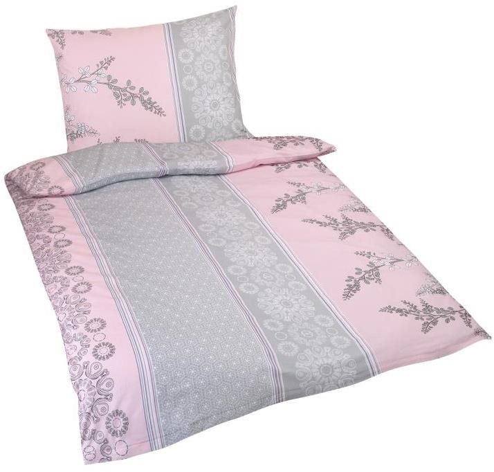 Bellatex Bavlnené – 140 × 200, 70 × 90 cm – ružovosivý ker