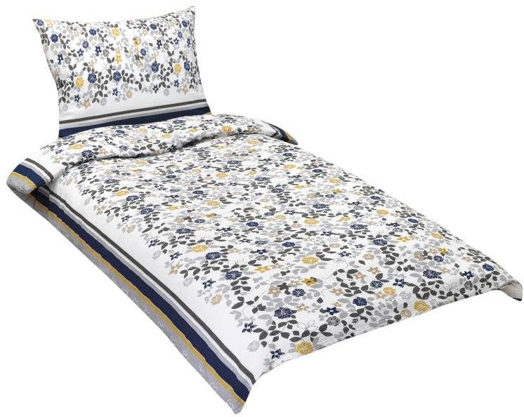 Bellatex s. r. o. Obliečky krep 80/826 sivý lupienok 140 × 200, 70 × 90