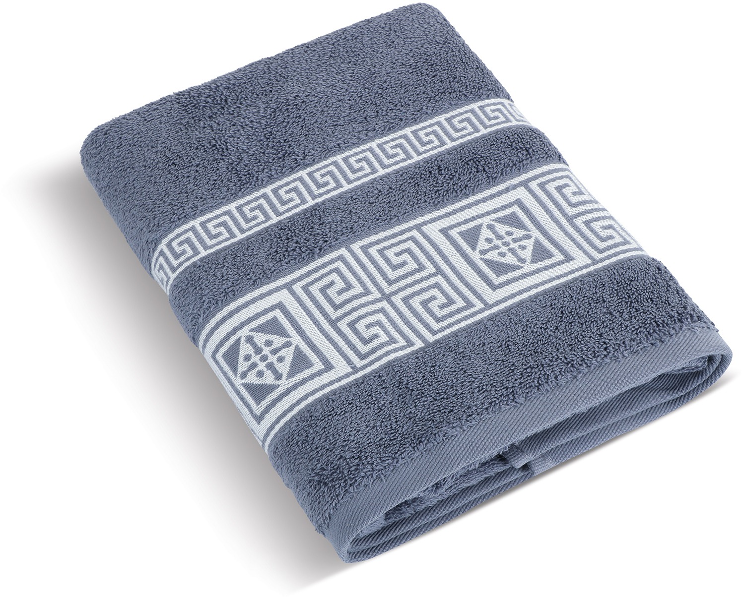 Bellatex - Froté grécka kolekcia - Osuška 157/042 - 70 × 140 cm - sivomodrá