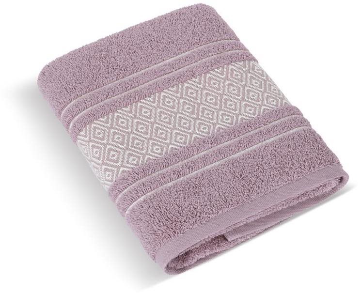 Bellatex - Froté Mozaika - Osuška 124/013 - 70 × 140 cm - staroružový