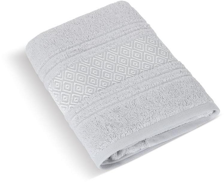 Bellatex - Froté Mozaika - Osuška 124/042 - 70 × 140 cm - svetlosivá
