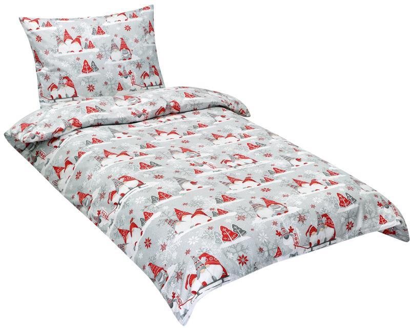 Bellatex Obliečky bavlna 90/CH07 škriatkovia 140 × 200, 70 × 90 cm