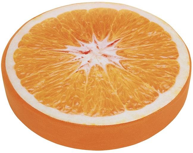 BELLATEX s. r. o. Sedák ORESTE guľatý 38 × 6 cm 38 / 129 pomaranč