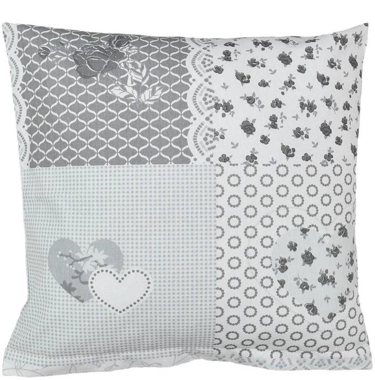 Bellatex Bavlnená – 40 × 40 cm – srdce patchwork