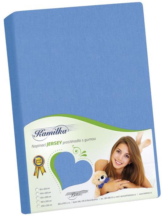 BELLATEX J3 Prestieradlo Jersey 90 × 200 cm, modré