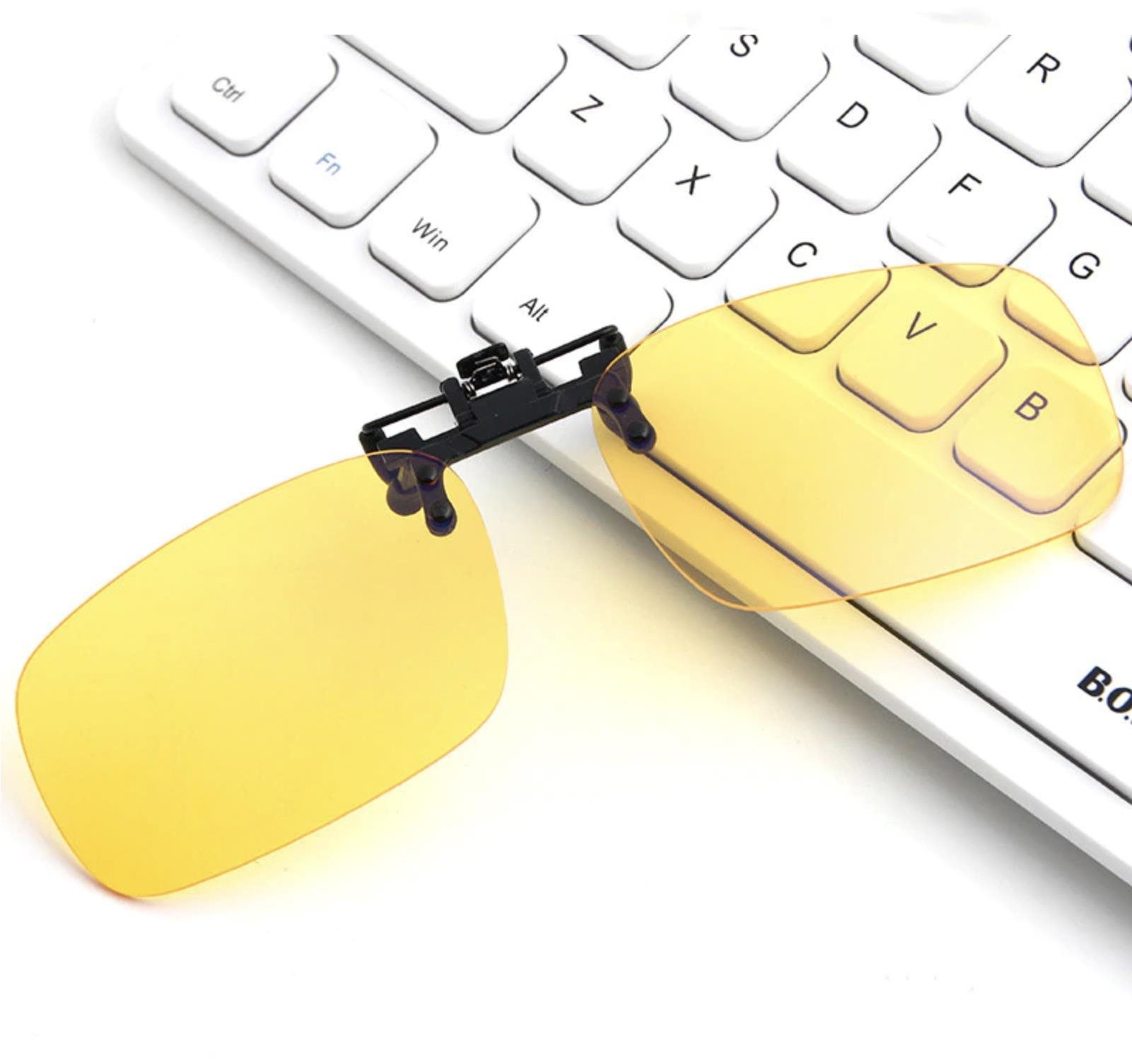 BrainMax klipsy na dioptrické okuliare blokujúce 80 % modrého svetla