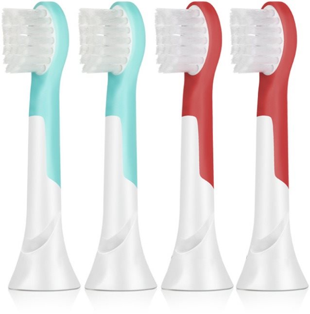 BMK Trading Detské hlavice na vek 4 – 6 rokov, 4 ks – kompatibilný s Philips Sonicare For Kids HX6034