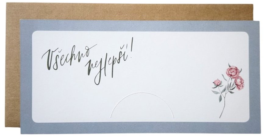 BE NICE EKO obálka na peniaze – Všetko najlepšie