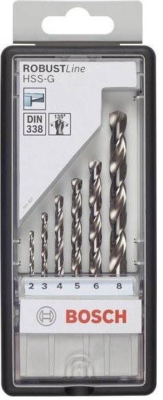 BOSCH Pro HSS-G, 6 ks 2.607.010.529