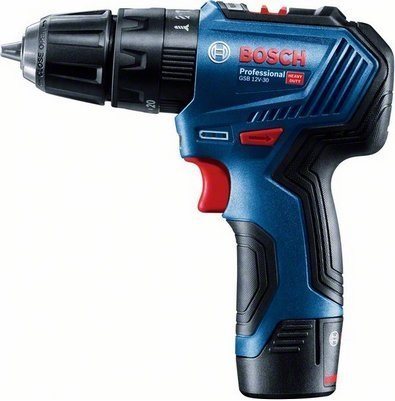 BOSCH GSB 12V-30 2× 2 Ah 0.601.9G9.100