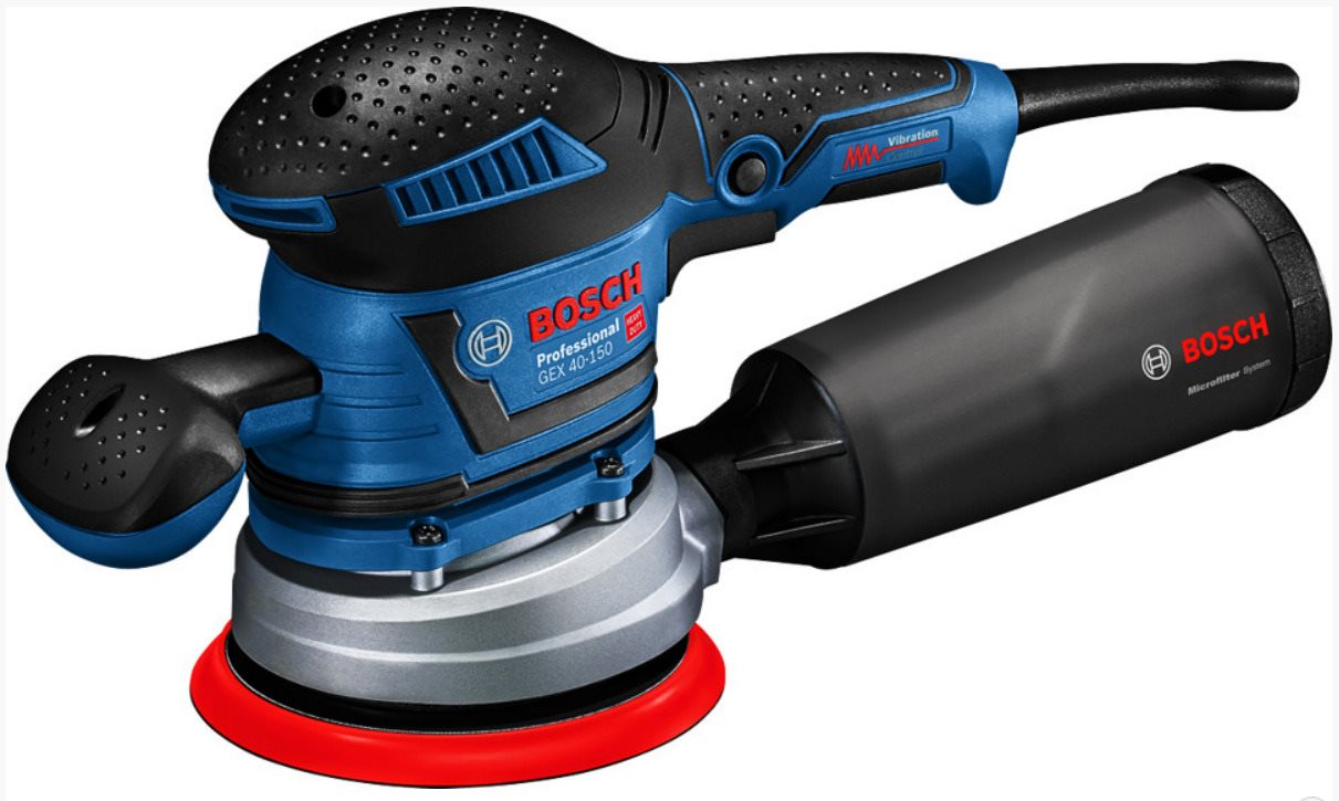 BOSCH Professional Excentrická brúska elektrická GEX 40-150 0.601.37B.202