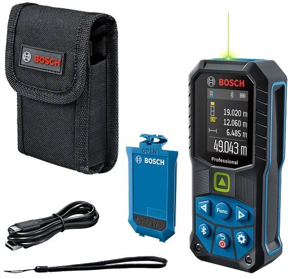 BOSCH Professional Laserový diaľkomer 50 m GLM 50-27 CG 0.601.072.U01 (1× 1 Ah)