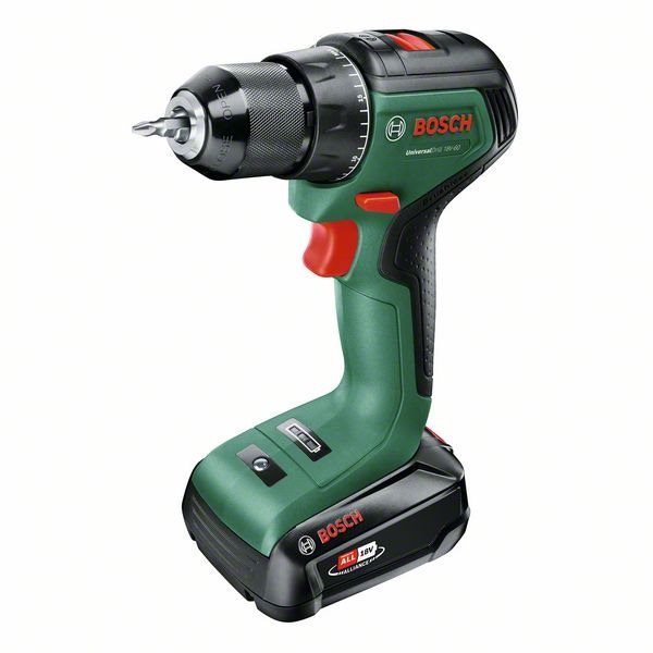 Bosch UniversalDrill 18V-60 (1× 2,0Ah) + AL18V-20 0.603.9D7.001