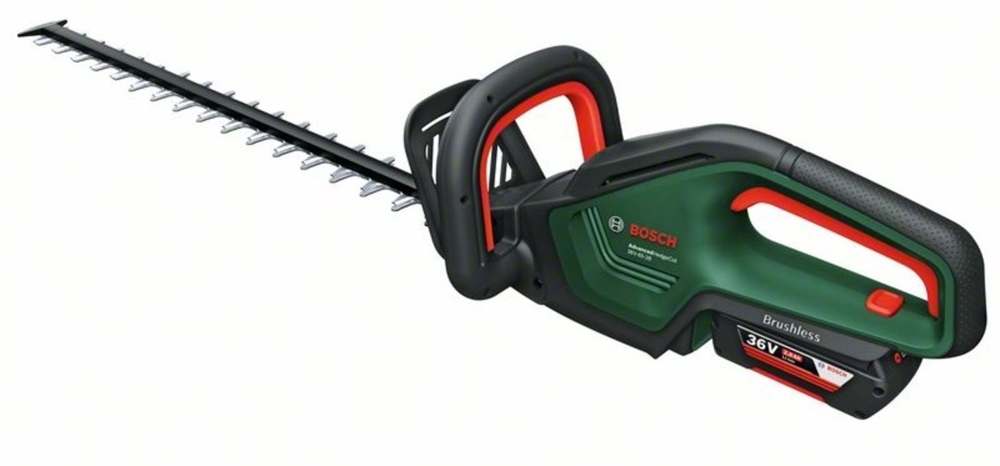 BOSCH Nožnice na živý plot AKU Advanced HedgeCut 36V-65-28 (1× 2 Ah) 0.600.84A.300