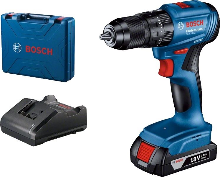 Bosch GSB 185-LI (1× aku 2.0 Ah)
