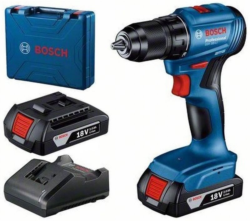 Bosch GSR 185-LI (2× 2.0 Ah)