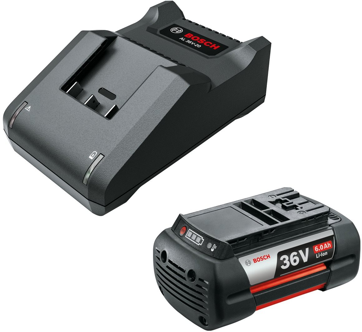 BOSCH Akumulátor GBA 36 V, 6 Ah + nabíjačka AL 36V-20 F.016.800.636