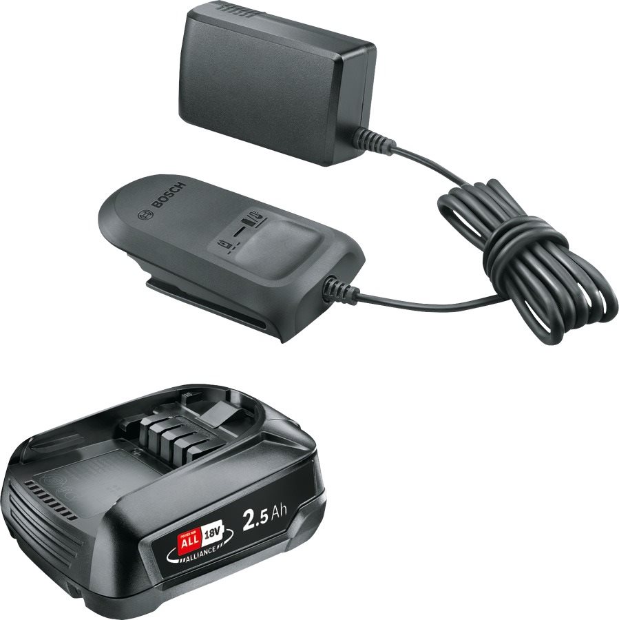 BOSCH Starter Set PBA 18V 2,5 Ah + AL 18 V – 20 W 1.600.A02.625