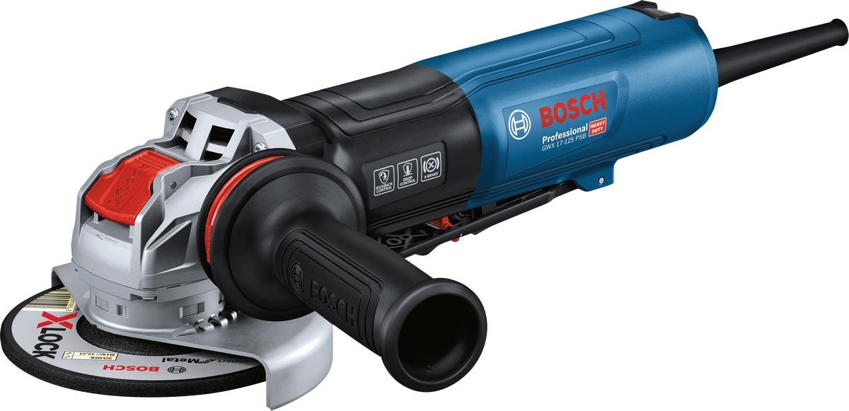BOSCH Professional Uhlová brúska elektrická 125 mm GWX 17-125 PSB 0.601.7D3.700