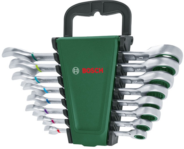 BOSCH Súprava račňových kombinovaných kľúčov 8 ks, 1.600.A02.7PS
