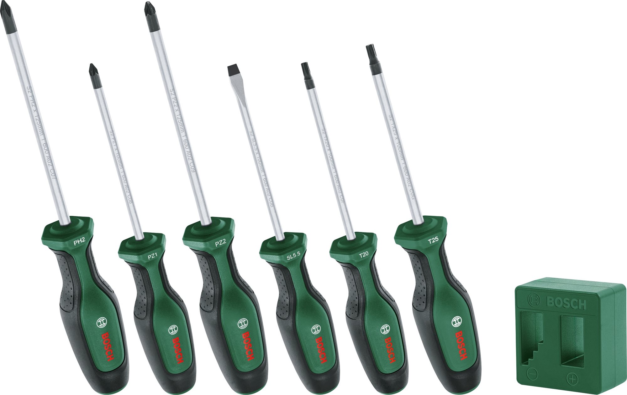 BOSCH Súprava skrutkovačov s magnetizérom 6 kusov 1.600.A02.W7L