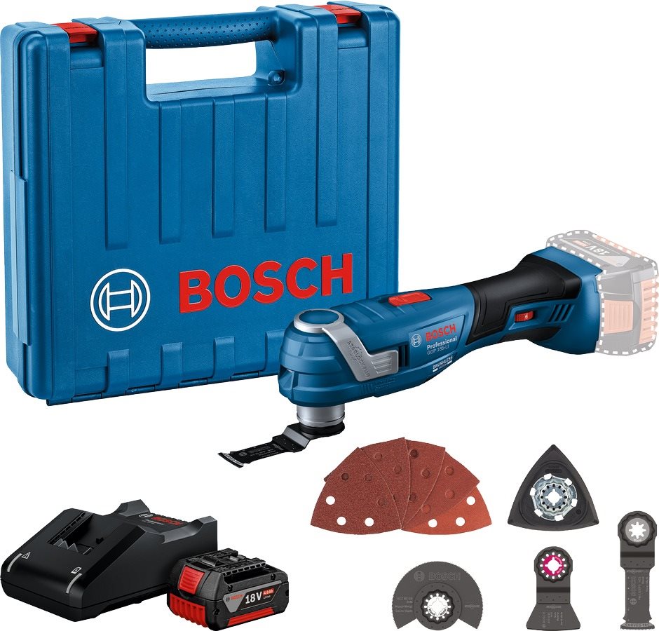Bosch Professional GOP 185-LI (1× aku 4.0 Ah, nabíjačka, kartón), 0.601.8G2.021