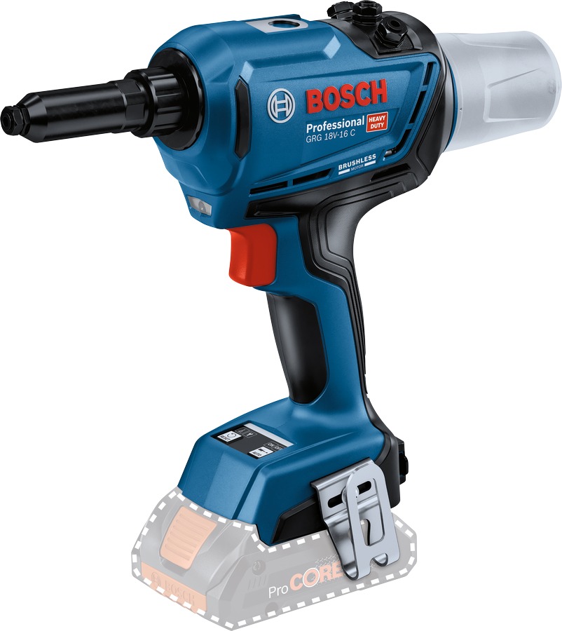 Bosch Akumulátorová nitovacia pištoľ GRG 18 V-16 C Professional bez aku