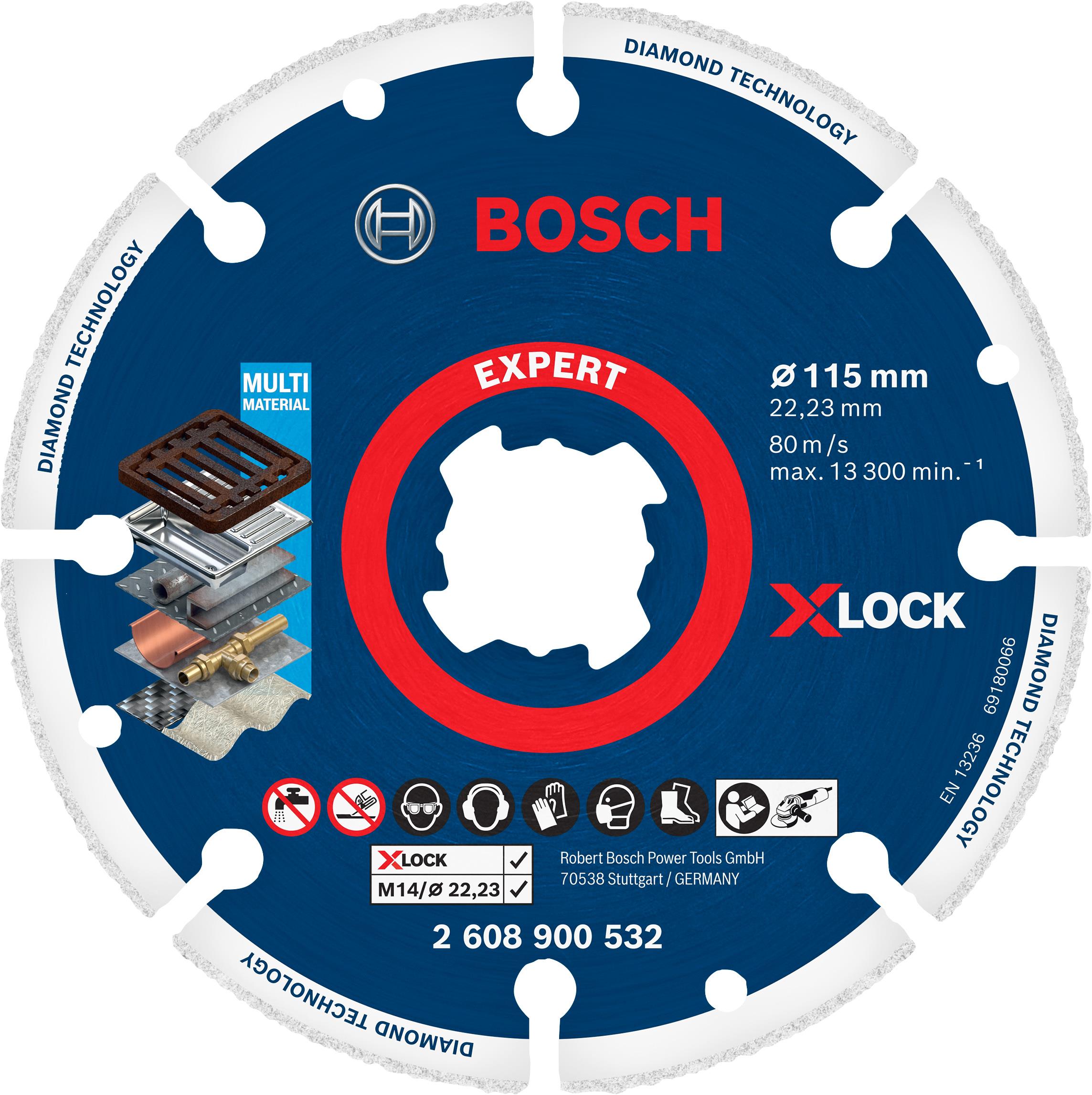 Bosch Rezný kotúč EXPERT Diamond Metal Wheel X-LOCK 115 × 22,23 mm 2.608.900.532