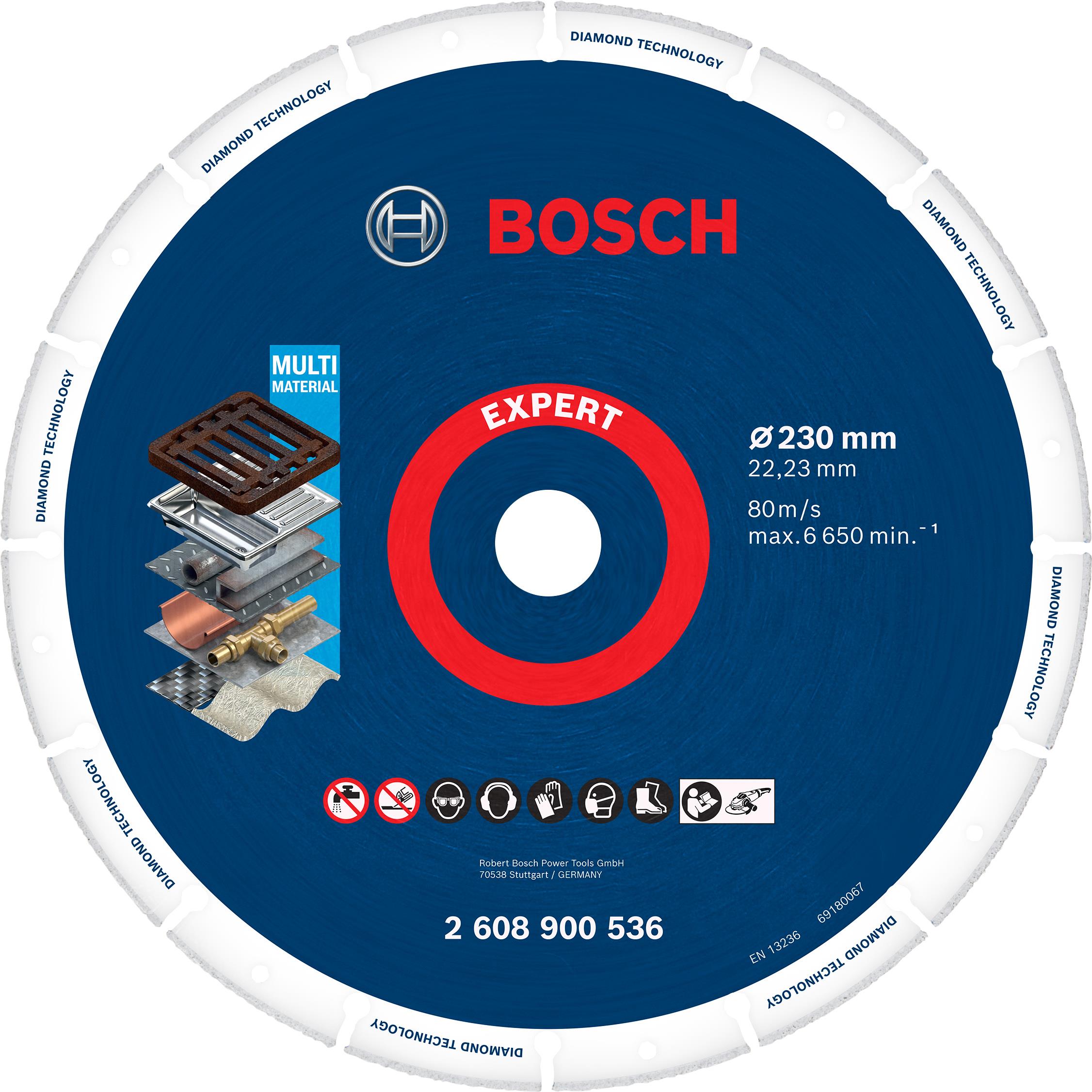 Bosch Veľký rezný kotúč EXPERT Diamond Metal Wheel 230 × 22,23 mm 2.608.900.536