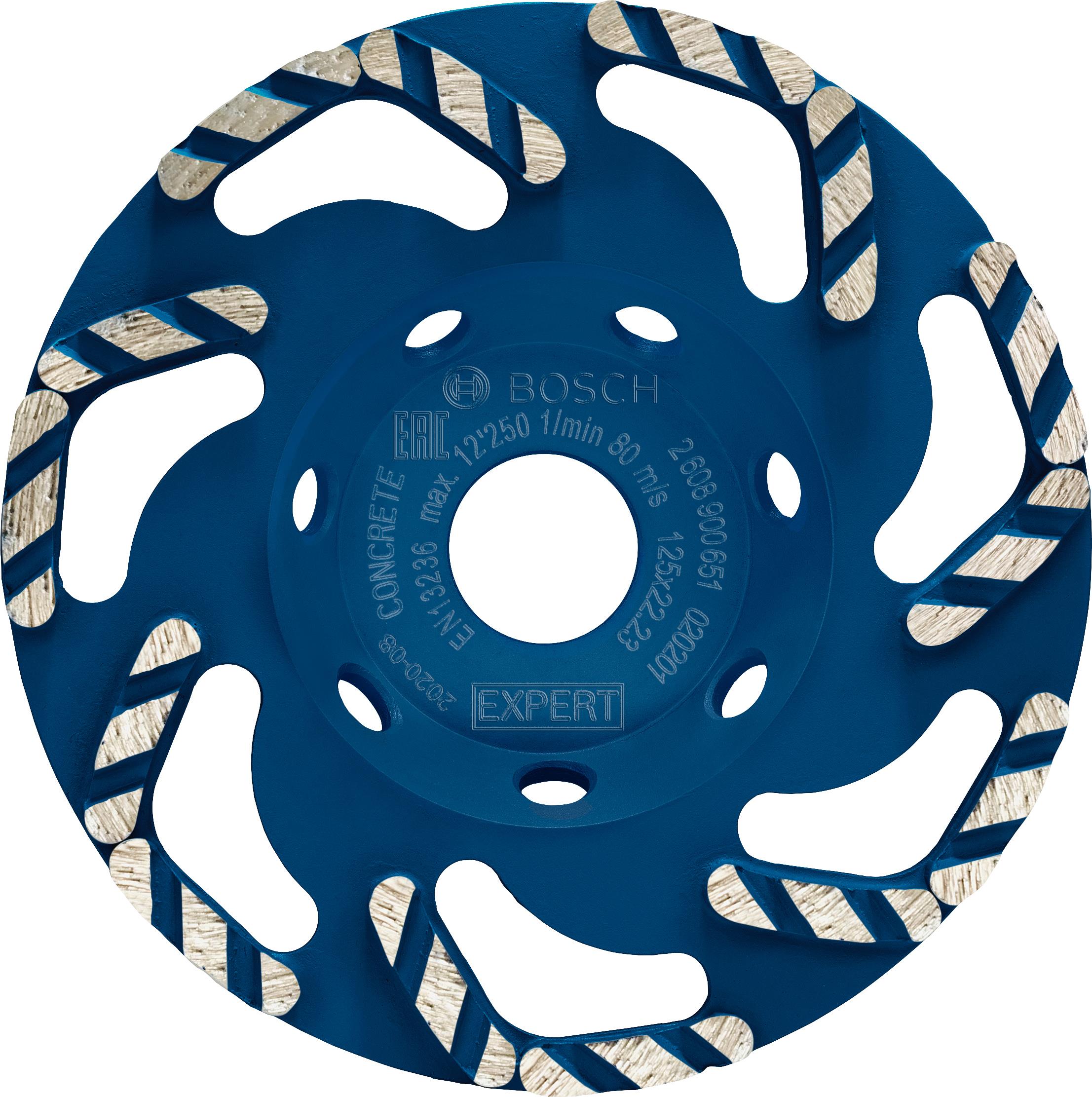 Bosch Diamantový hrncový kotúč EXPERT Concrete 125 × 22,23 × 4,5 mm 2.608.900.651