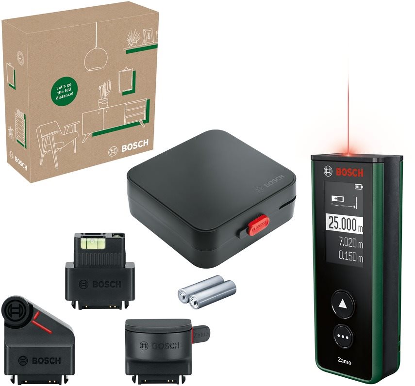 BOSCH Laserový diaľkomer 25 m Zamo sada 0.603.672.9Z1 (bez batérií)