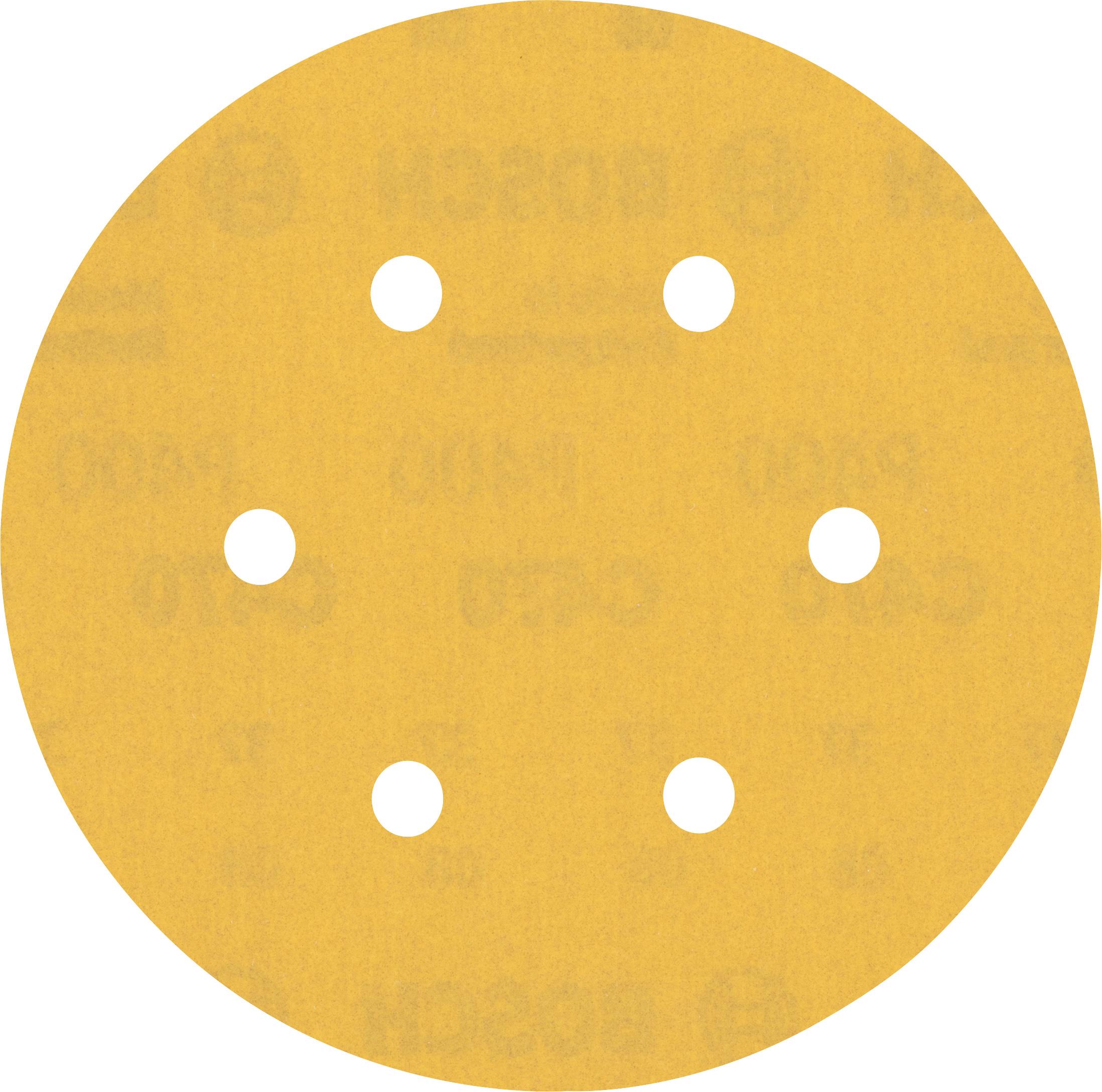 Bosch EXPERT Brúsne papiere C470 so 6 otvormi pre vibračné brúsky 150 mm, G 400, 5 ks 2.608.900.821