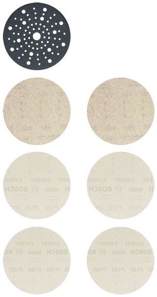 Bosch EXPERT 7-dielna základná súprava M480 na excentrické brúsky, 150 mm 2.608.901.203