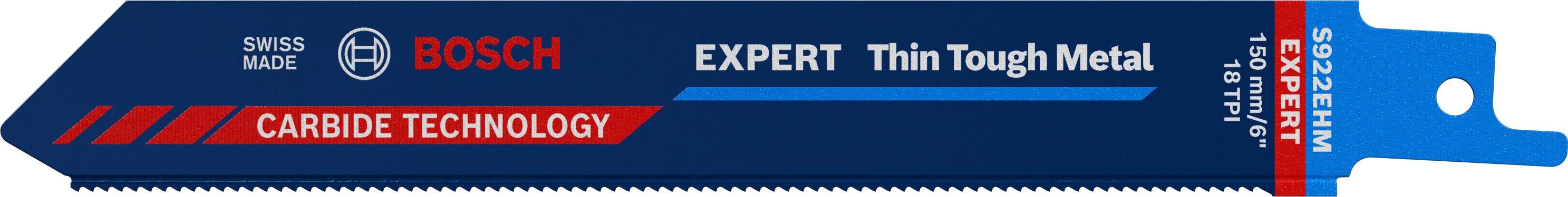 Bosch – Listy do píly chvostovej S 922 EHM EXPERT Thin Tough Metal, 1 ks 2.608.900.360