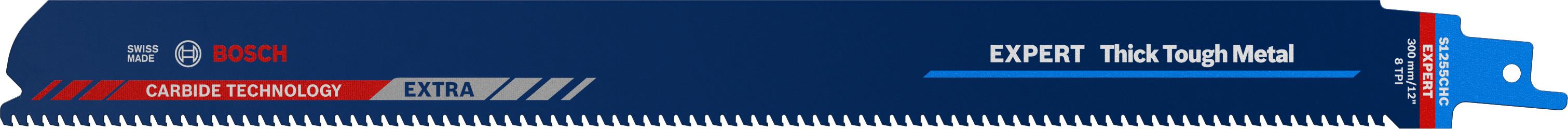 Bosch – List do píly chvostovej S 1255 CHC EXPERT Thick Tough Metal, 1 ks 2.608.900.371