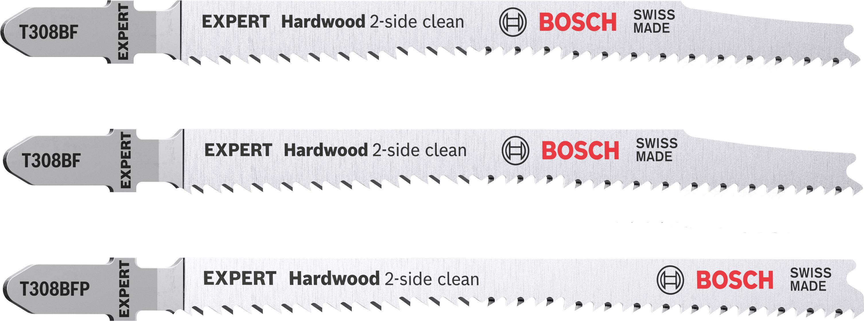 Bosch 2-dielna súprava pílových plátkov do priamočiarych píl EXPERT Hardwood 2-side clean T308BF/BFP
