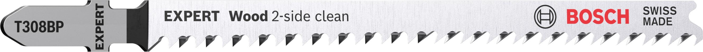 BOSCH Pílový plátok T 308 BP EXPERT Wood 2-side clean, 5 ks 2.608.900.558
