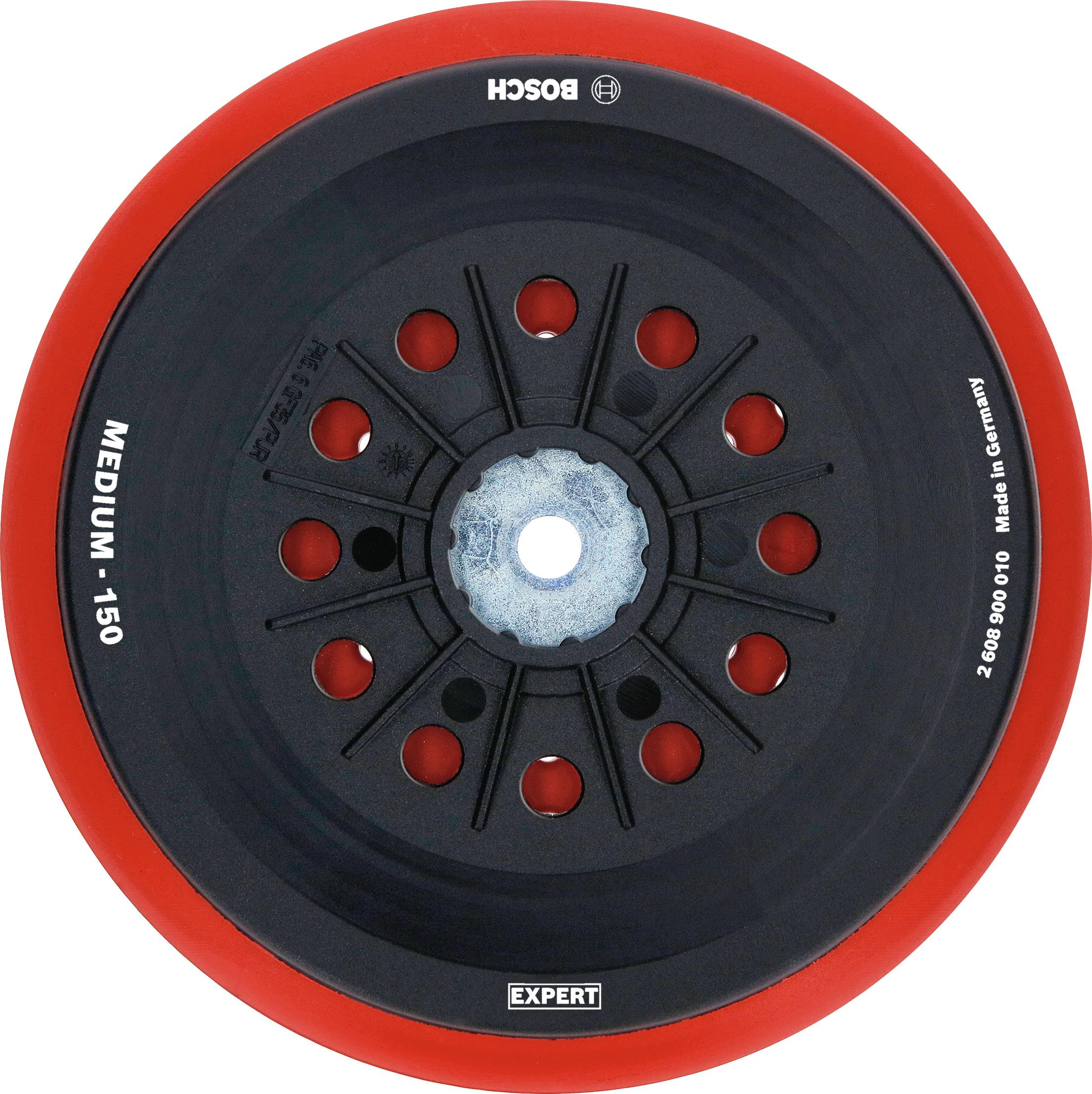 BOSCH Podložné brúsne taniere EXPERT multidierované pre BOSCH 150 mm, stredné 2.608.900.010