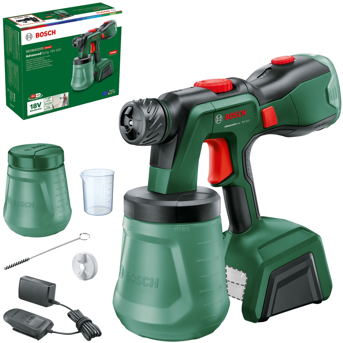 BOSCH AdvancedSpray 18V-500 (1× 4,0 Ah)