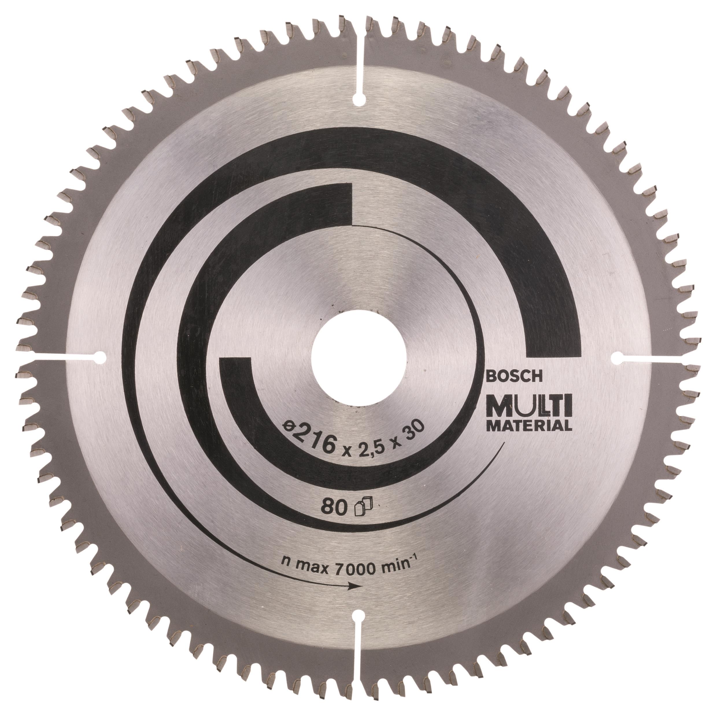 Bosch Pílový kotúč Multi Material 216 × 30 × 2,5 mm; 80 2.608.640.447