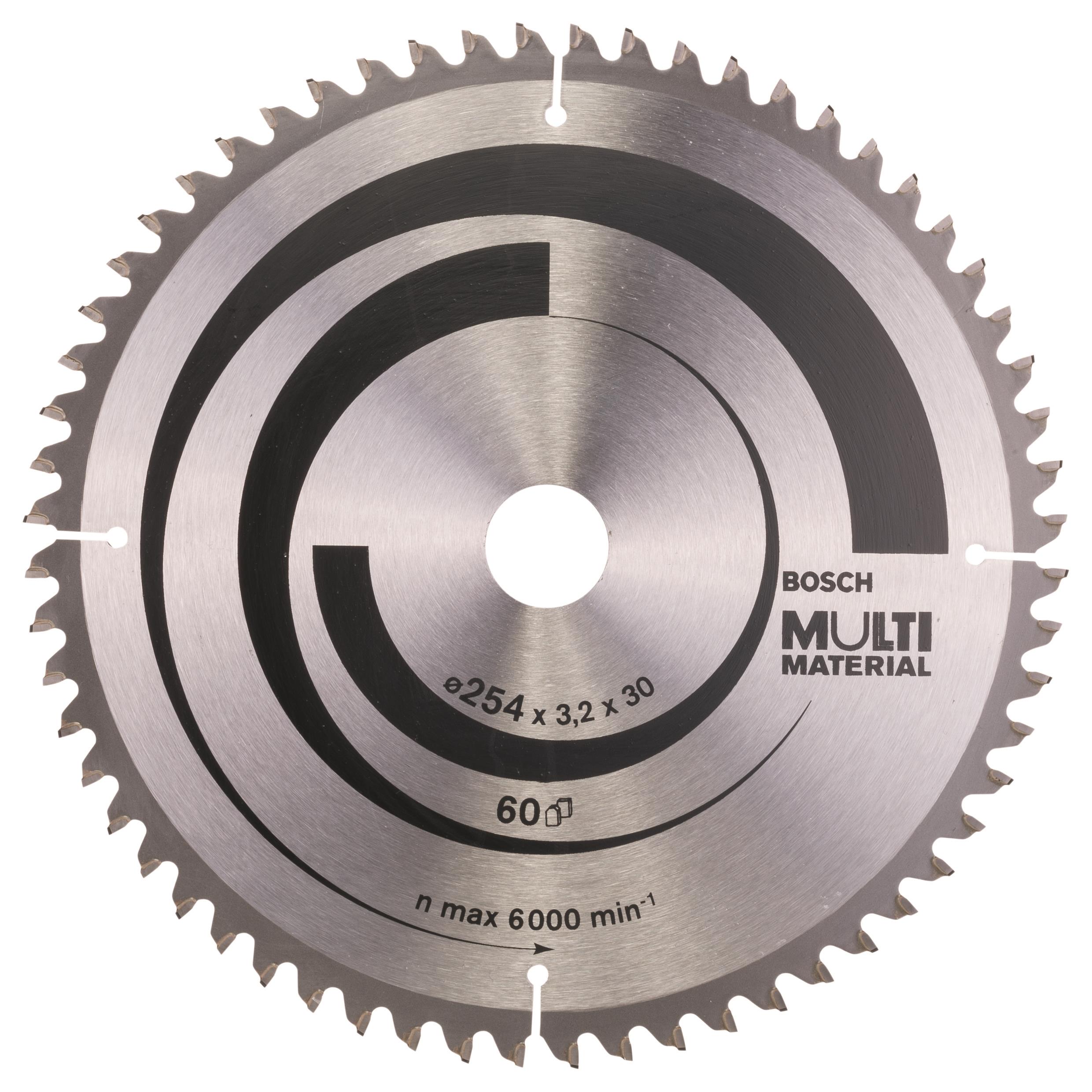 Bosch Pílový kotúč Multi Material 254 × 30 × 3,2 mm; 60 2.608.640.449