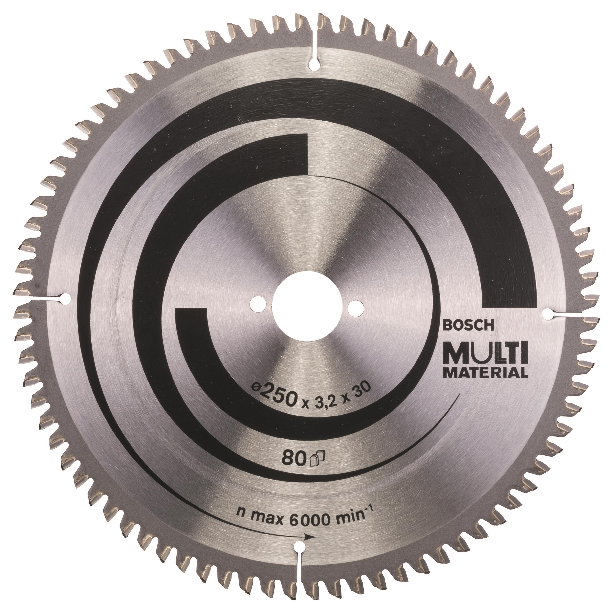 Bosch Pílový kotúč Multi Materiál 250 × 30 × 3,2 mm; 80 2.608.640.516