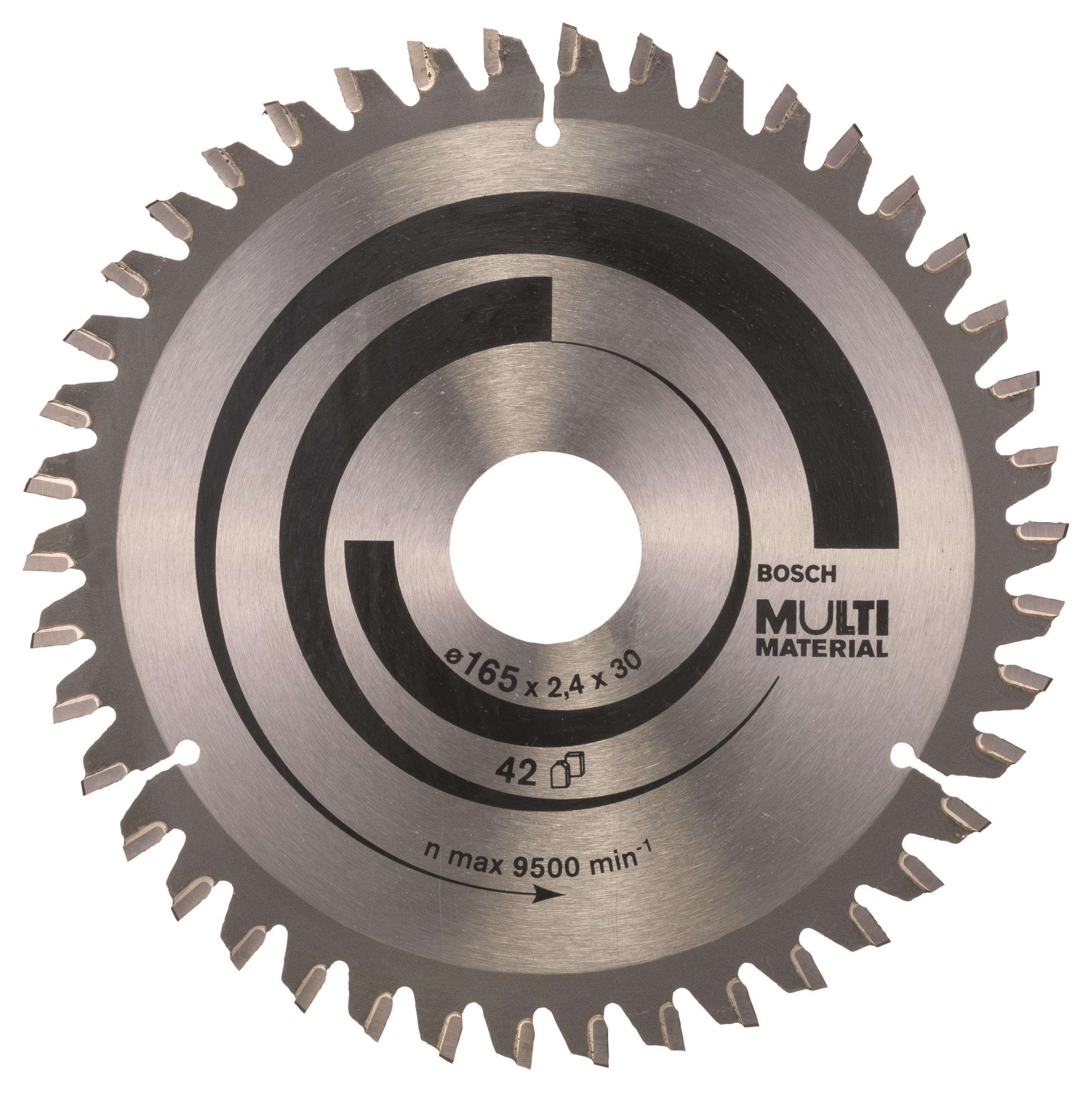 Bosch Pílový kotúč Multi Materiál 165 × 30 × 2,4 mm; 42 2.608.640.519