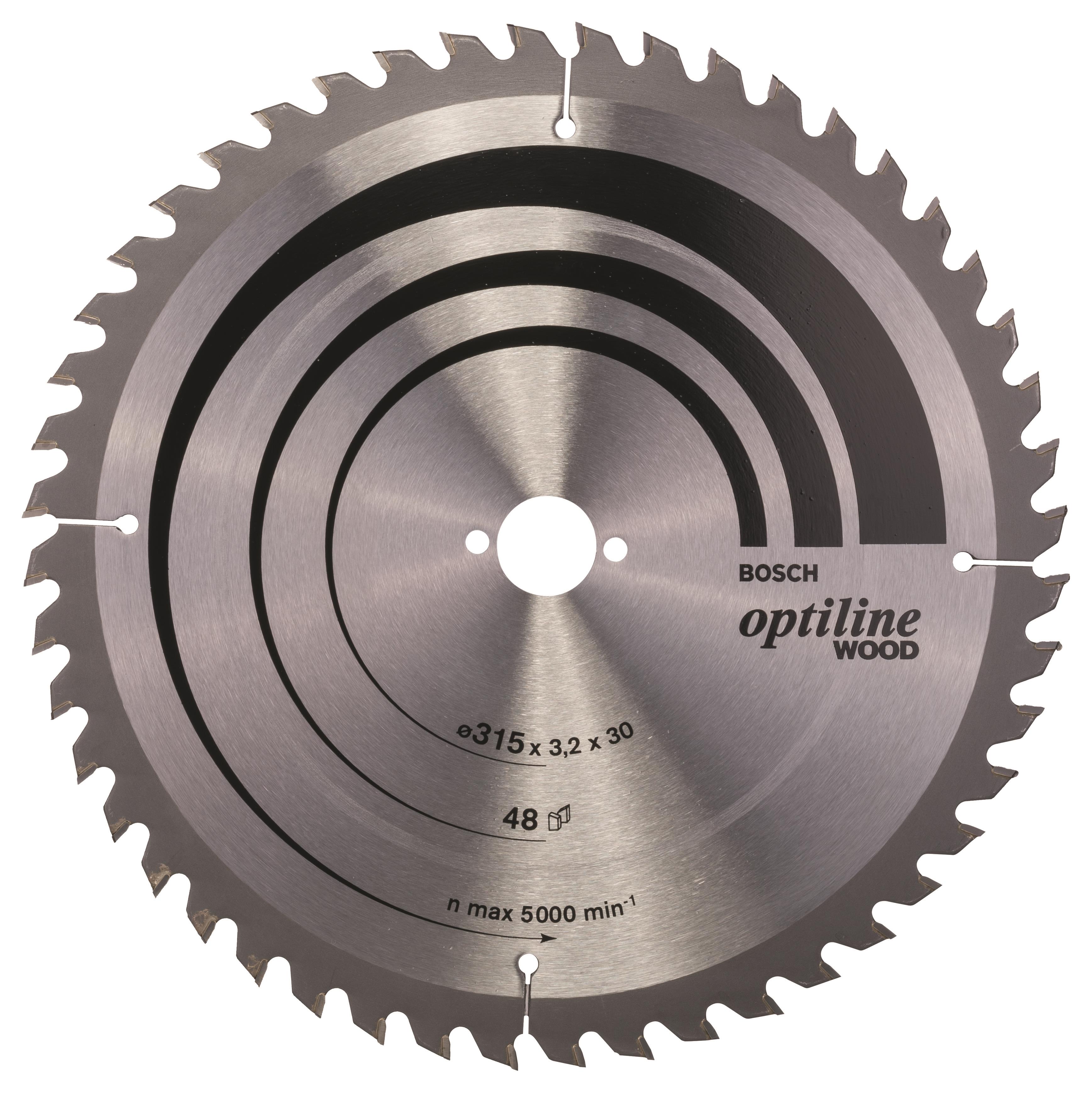 Bosch Pílový kotúč Optiline Wood 315 × 30 × 3,2 mm, 48 2.608.640.673