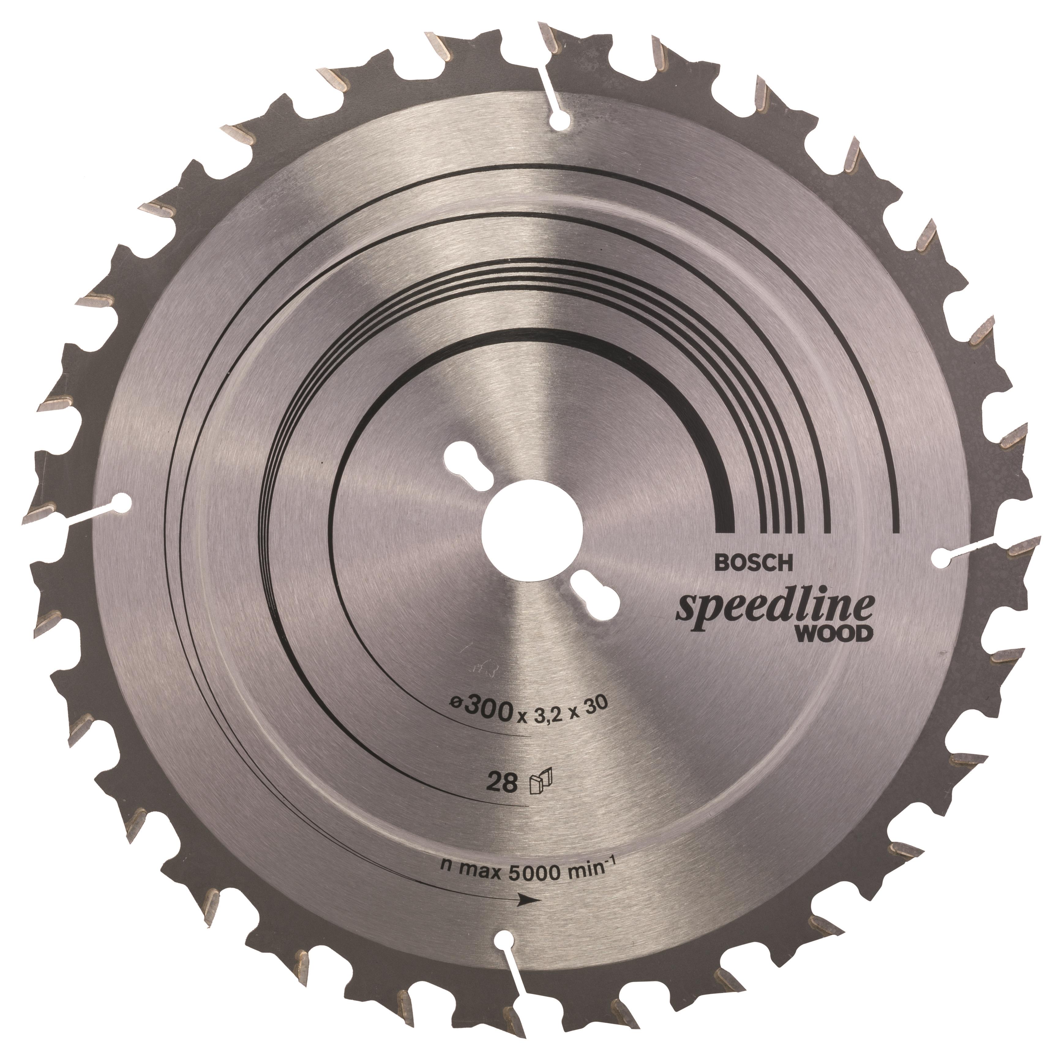 Bosch Pílový kotúč Speedline Wood 300 × 30 × 3,2 mm, 28 2.608.640.681