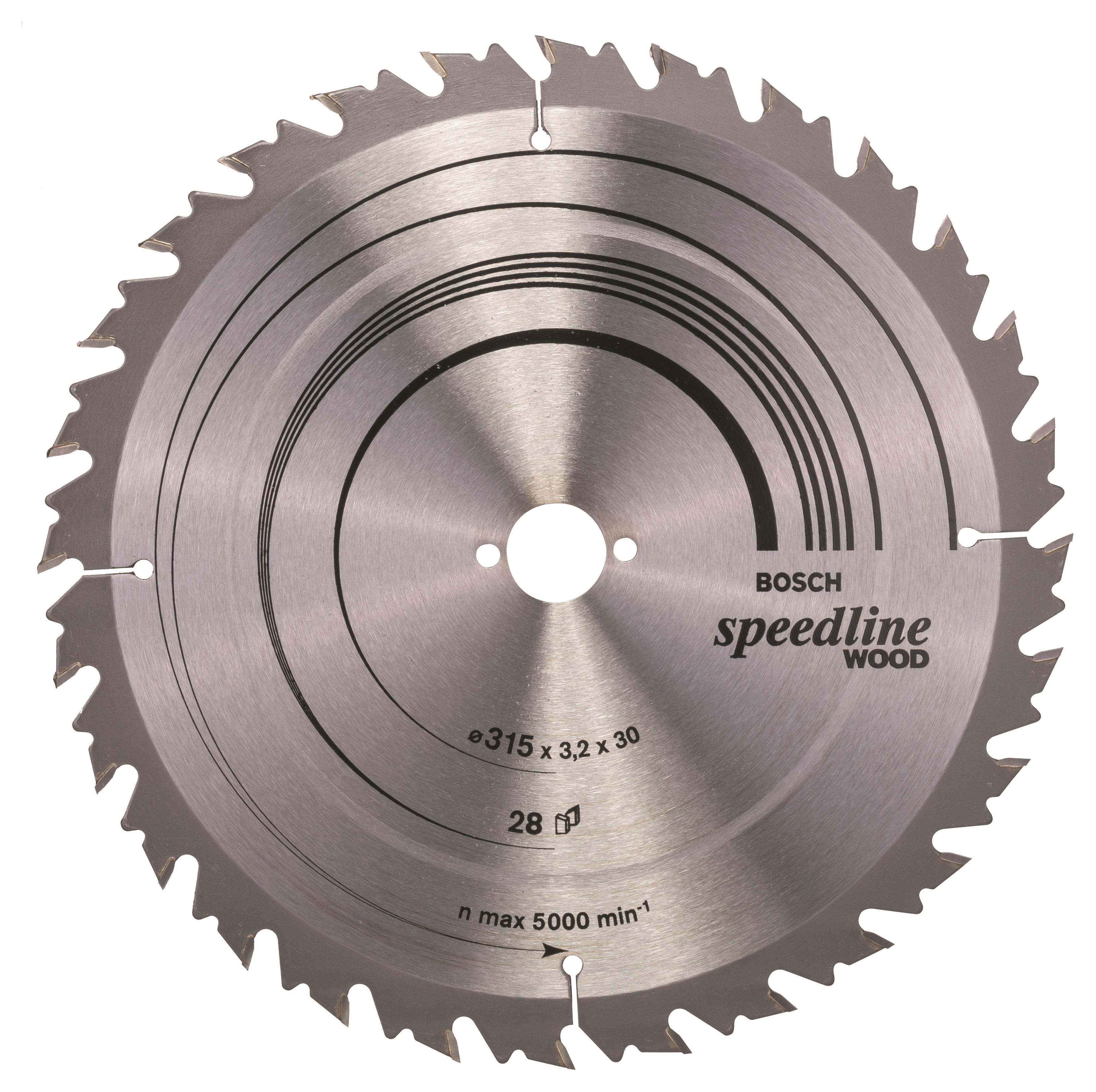 Bosch Pílový kotúč Speedline Wood 315 × 30 × 3,2 mm, 28 2.608.640.682