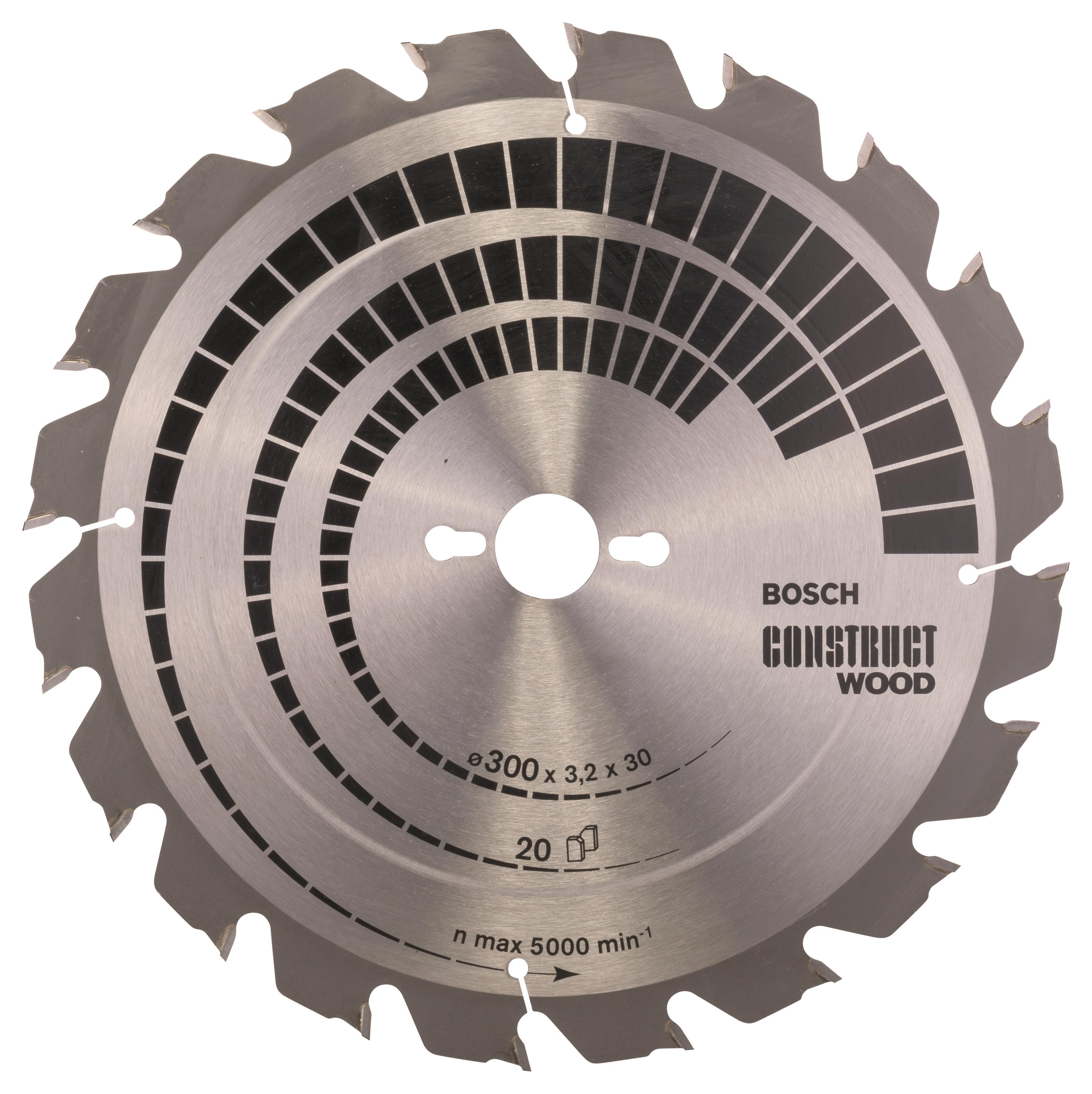 Bosch Pílový kotúč Construct Wood 300 × 30 × 3,2 mm; 20 2.608.640.690